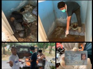 Polsek Jonggol Polres Bogor Olah TKP Penemuan Mayat di Rumah Kosong