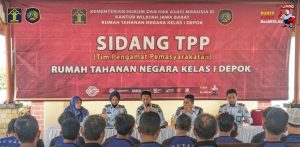 Rutan Kelas 1 Depok Berikan Hak WBP Melalui Sidang TPP
