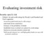 Investment risk management evaluating ppt powerpoint presentation