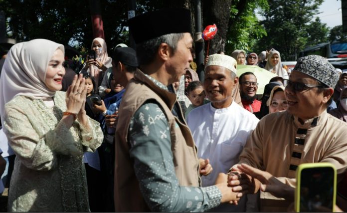 Wali Kota Bogor, Dedie A. Rachim, di Masjid Raya Al Mi’raj, Jalan Pajajaran, Sabtu (2/5/2026).